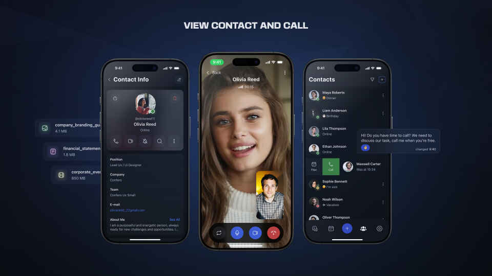 app UI